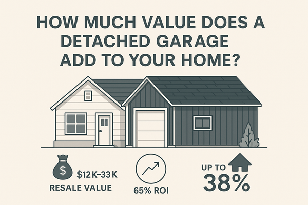 How Much Value Does a Detached Garage Add to Your Home?