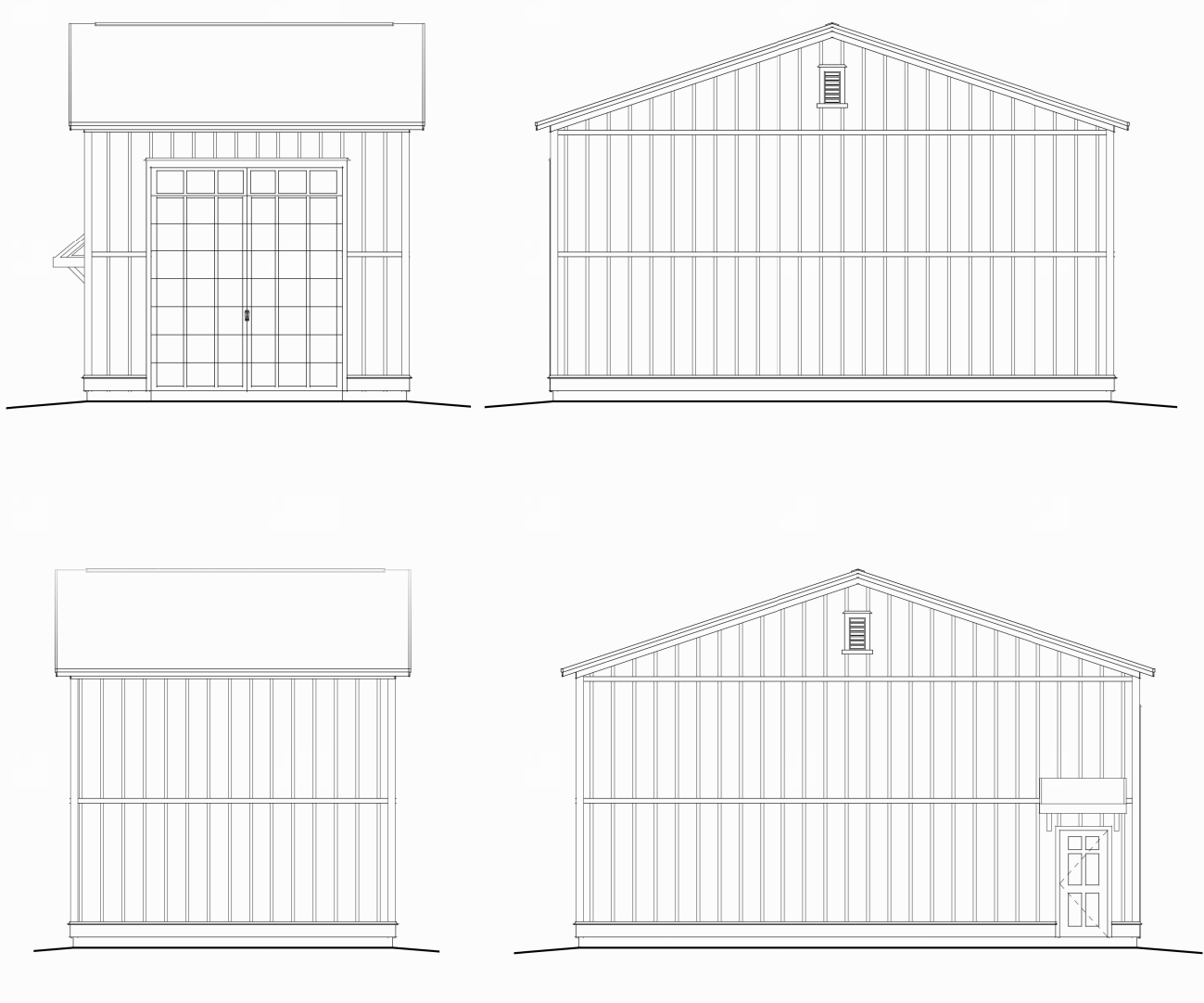 The Norview (20'x35' Garage)