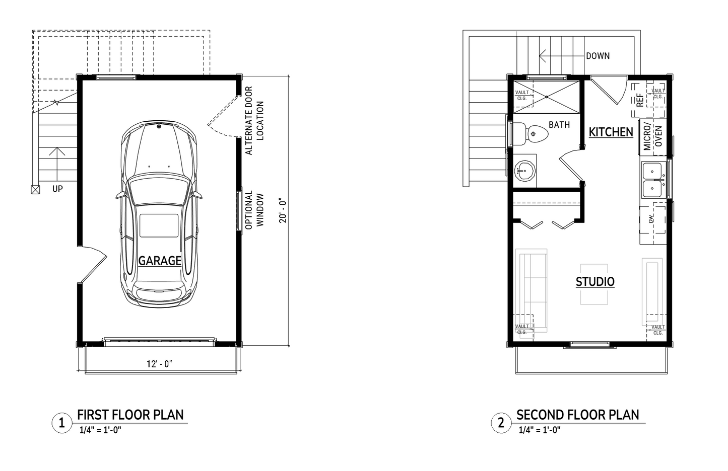 The Tidewater (12'x20' Garage)