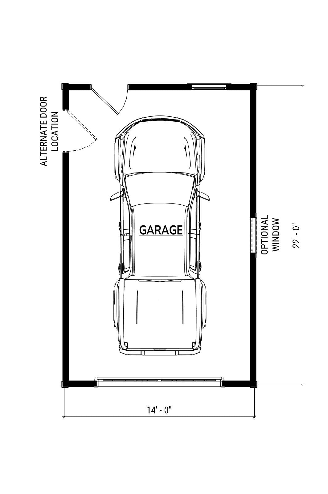 The Cove (14'x22' Garage)