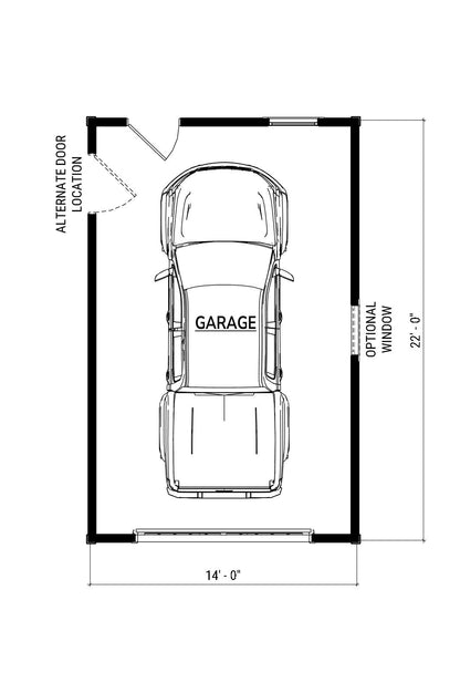 The Cove (14'x22' Garage)