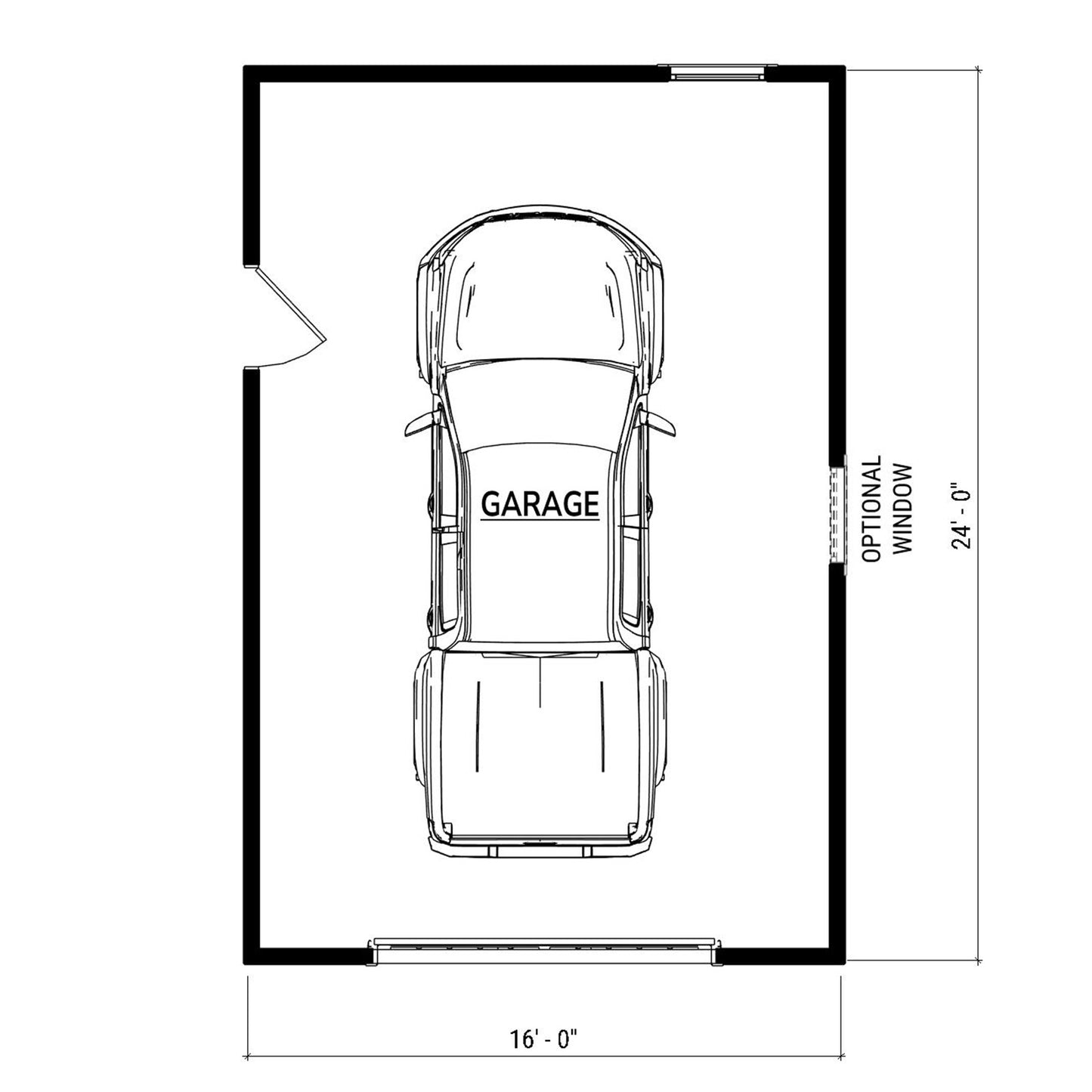 The Haven (16'x24' Garage)