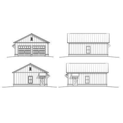 The Colley-XL (24'x28' Garage)