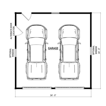 The Eliza (24'x24' Garage)