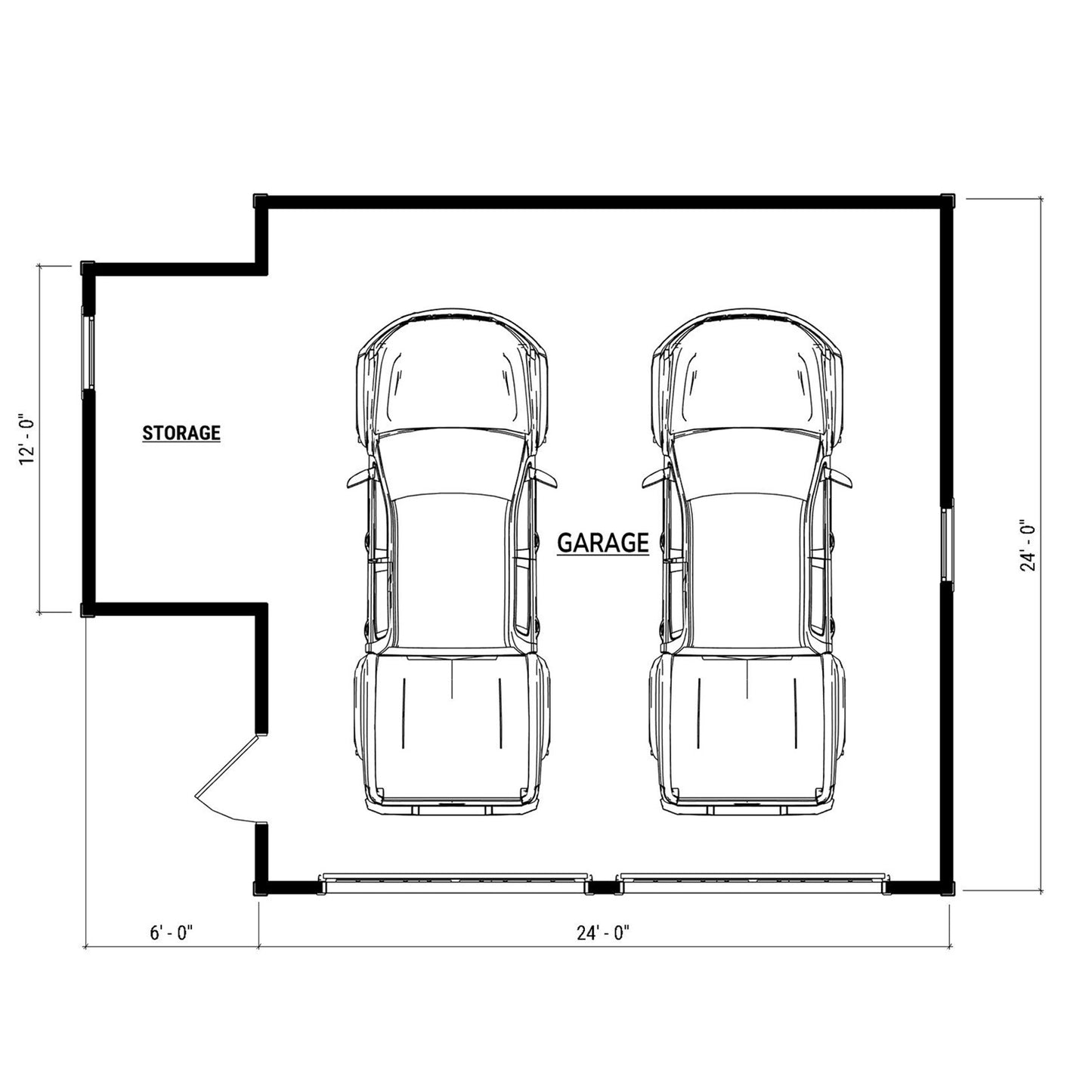 The Felicity (24'x24' + Storage)