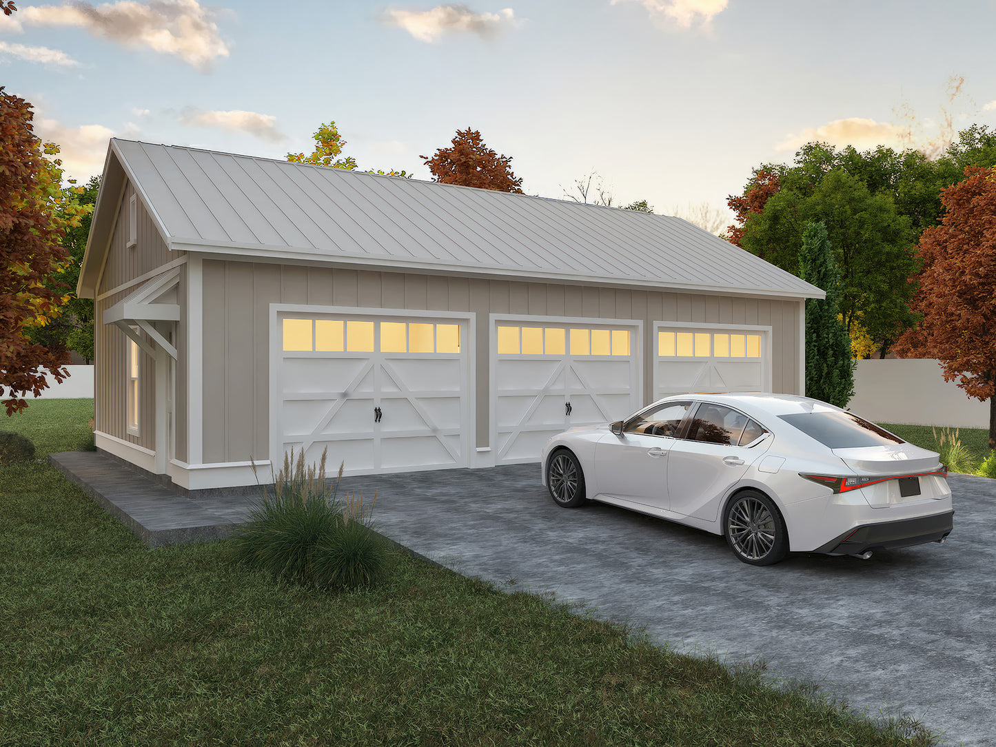 The Hampton (36'x24' Garage)