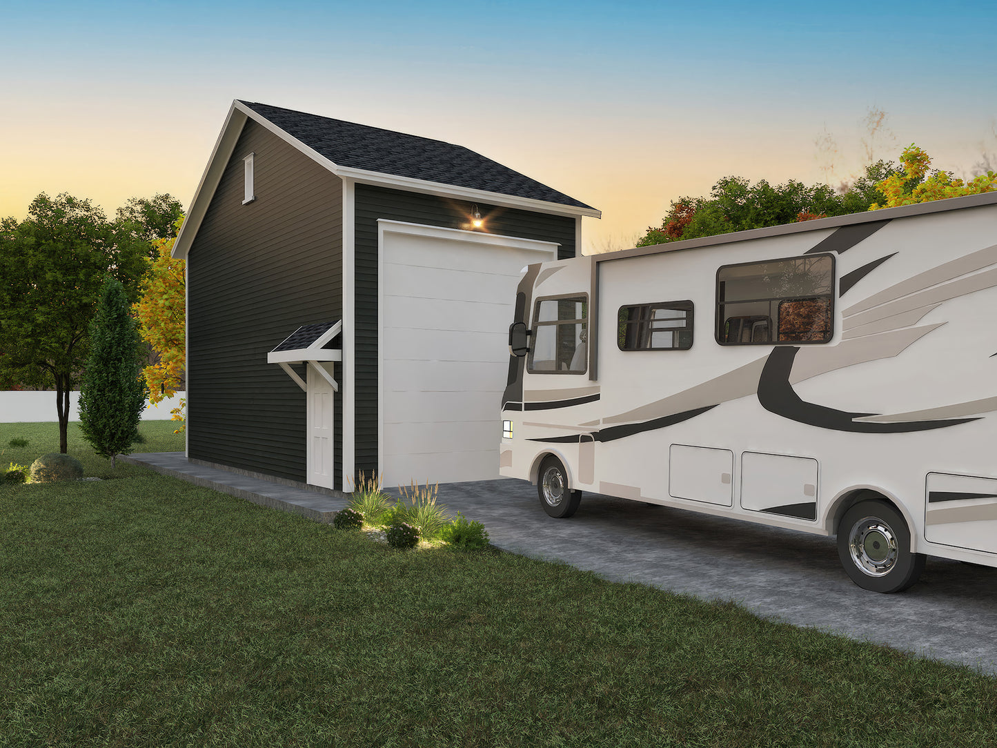 The Lynnhaven (16'x30' Garage)