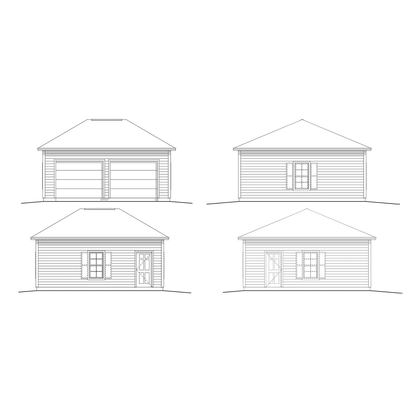 The Eliza (24'x24' Garage)