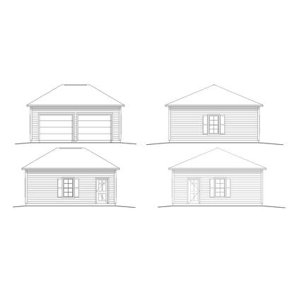 The Eliza (24'x24' Garage)