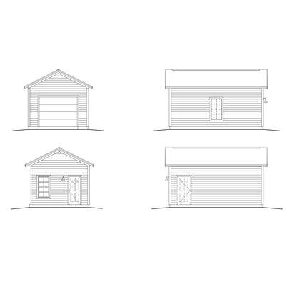 The Tide (14'x22' Garage)