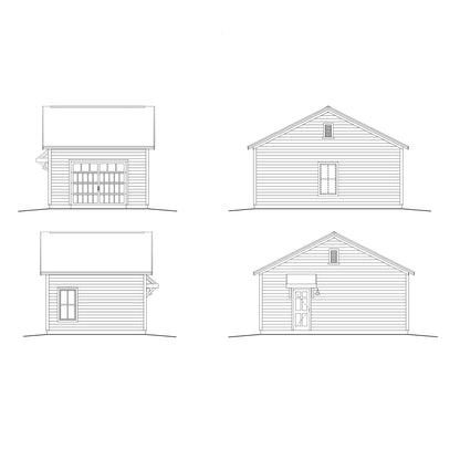 The Eloise (16'x24' Garage)