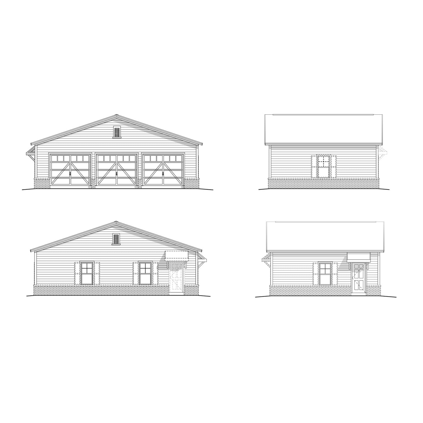 The Hickory (36'x24' Garage)
