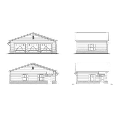 The Hickory (36'x24' Garage)